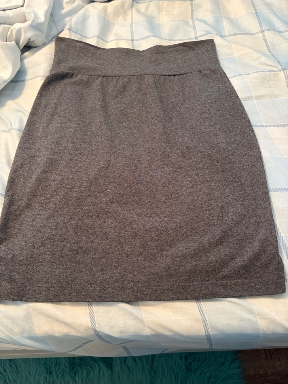 Rue21 Gray Knit Pencil Skirt